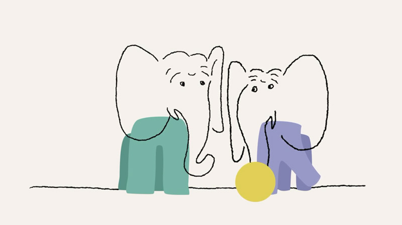 Clip vidéo Drôles d'éléphants